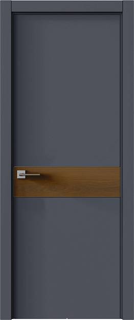 Межкомнатная дверь Tivoli И-4, цвет - Графитово-серая эмаль (RAL 7024), Без стекла (ДГ)