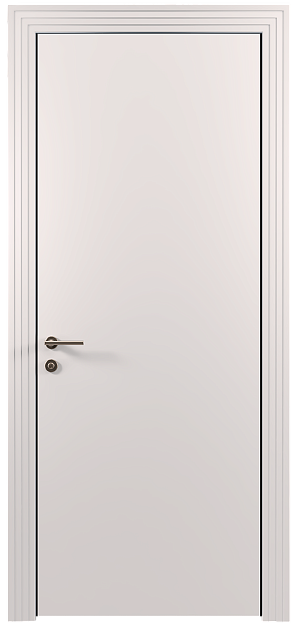 Межкомнатная дверь Tivoli А-1, цвет - Белая эмаль (RAL 9003), Без стекла (ДГ)