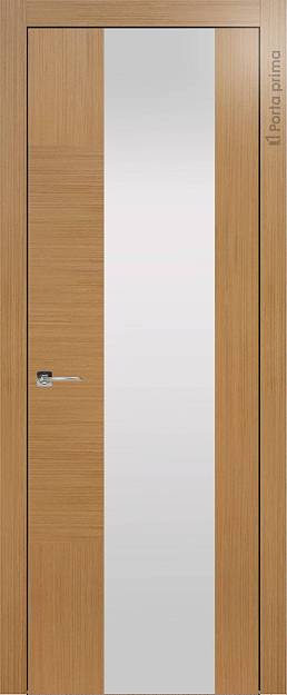 Межкомнатная дверь Tivoli Е-1, цвет - Миланский орех, Со стеклом (ДО)