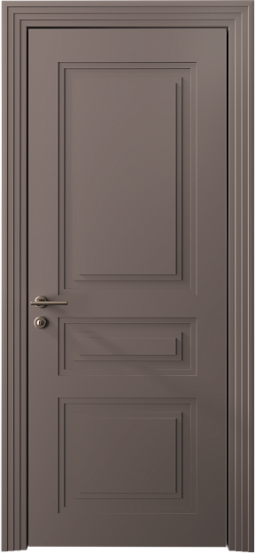Межкомнатная дверь Imperia-R Neo Classic Scalino, цвет - Теплый Серый эмаль (RAL 040-60-05), Без стекла (ДГ)