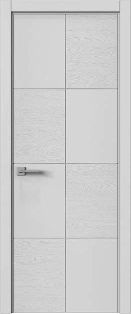 Межкомнатная дверь Tivoli Л-2, цвет - Серая эмаль-эмаль по шпону (RAL 7047), Без стекла (ДГ)