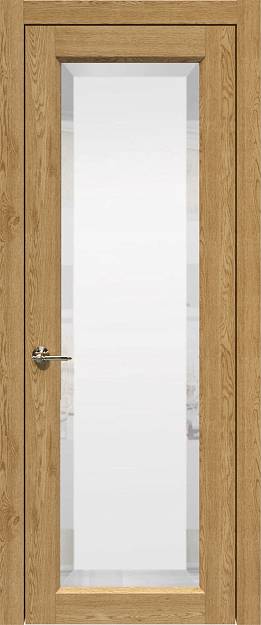Межкомнатная дверь Domenica, цвет - Дуб натуральный, Со стеклом (ДО)