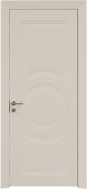 Межкомнатная дверь Ravenna Neo Classic Scalino, цвет - Бежевая эмаль по шпону (RAL 9010), Без стекла (ДГ)