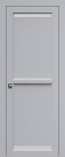 Межкомнатная дверь Sorrento-R Г1, цвет - Лайт-грей ST, Без стекла (ДГ)