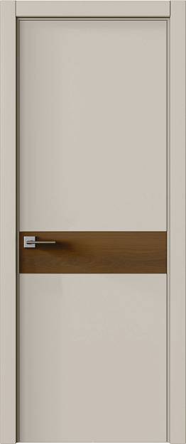 Межкомнатная дверь Tivoli И-4, цвет - Серо-оливковая эмаль (RAL 7032), Без стекла (ДГ)
