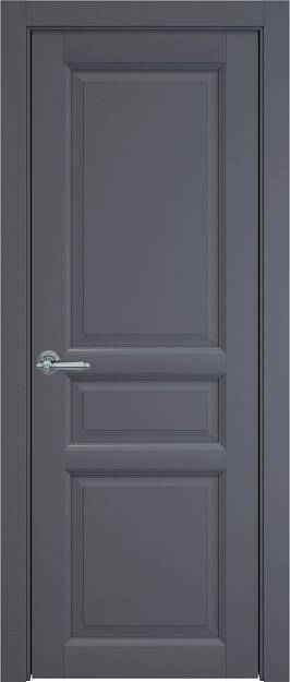 Межкомнатная дверь Imperia-R, цвет - Графитово-серая эмаль (RAL 7024), Без стекла (ДГ)