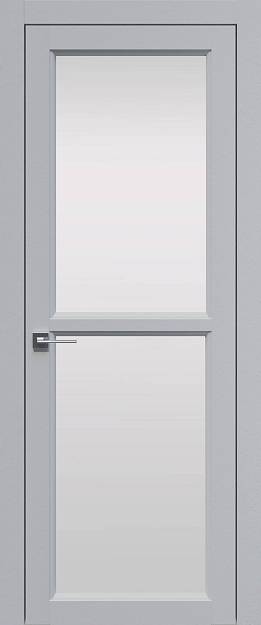 Межкомнатная дверь Sorrento-R В1, цвет - Лайт-грей ST, Со стеклом (ДО)