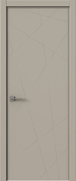 Межкомнатная дверь Tivoli В-5, цвет - Серо-оливковая эмаль (RAL 7032), Без стекла (ДГ)