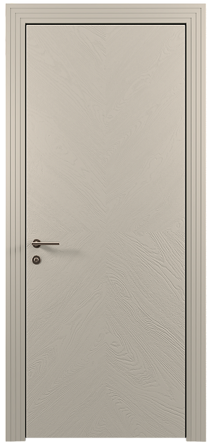 Межкомнатная дверь Tivoli И-1, цвет - Жемчужная эмаль по шпону (RAL 1013), Без стекла (ДГ)