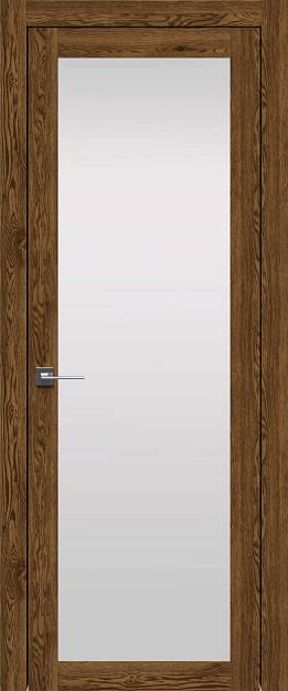 Межкомнатная дверь Tivoli З-4, цвет - Дуб коньяк, Со стеклом (ДО)