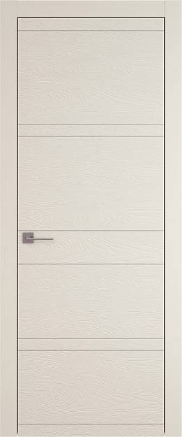 Межкомнатная дверь Tivoli Е-2, цвет - Жемчужная эмаль по шпону (RAL 1013), Без стекла (ДГ)