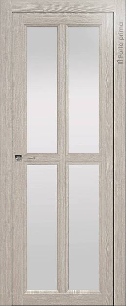 Межкомнатная дверь Sorrento-R И4, цвет - Серый дуб, Со стеклом (ДО)