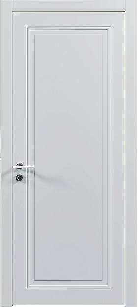 Межкомнатная дверь Domenica Neo Classic, цвет - Серая эмаль (RAL 7047), Без стекла (ДГ)