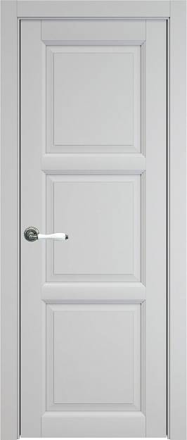Межкомнатная дверь Milano, цвет - Серая эмаль (RAL 7047), Без стекла (ДГ)