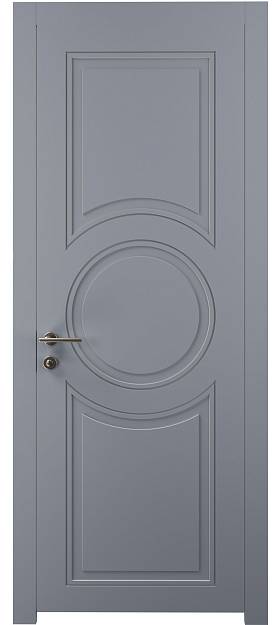 Межкомнатная дверь Ravenna Neo Classic, цвет - Серебристо-серая эмаль (RAL 7045), Без стекла (ДГ)