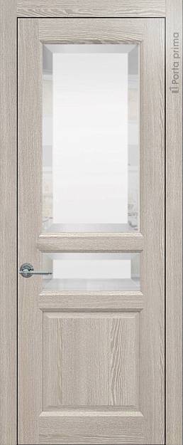 Межкомнатная дверь Imperia-R, цвет - Серый дуб, Со стеклом (ДО)