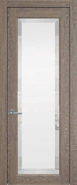 Межкомнатная дверь Domenica, цвет - Дуб антик, Со стеклом (ДО)