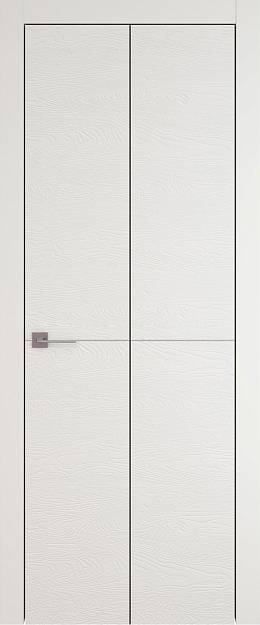 Межкомнатная дверь Tivoli Б-2 Книжка, цвет - Бежевая эмаль по шпону (RAL 9010), Без стекла (ДГ)