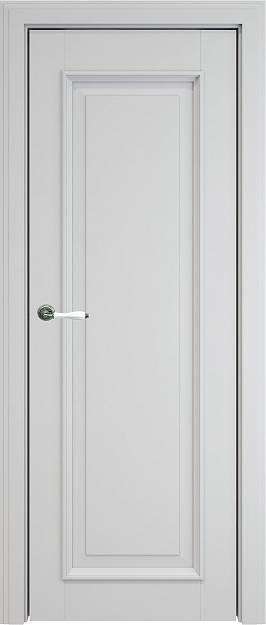 Межкомнатная дверь Domenica LUX, цвет - Серая эмаль (RAL 7047), Без стекла (ДГ)