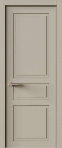 Межкомнатная дверь Tivoli Е-5, цвет - Серо-оливковая эмаль (RAL 7032), Без стекла (ДГ)
