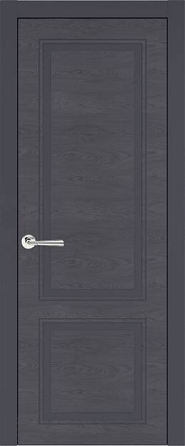 Межкомнатная дверь Dinastia Neo Classic, цвет - Графитово-серая эмаль по шпону (RAL 7024), Без стекла (ДГ)