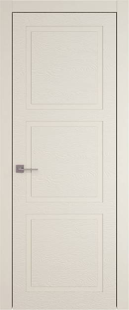 Межкомнатная дверь Tivoli Л-5, цвет - Жемчужная эмаль по шпону (RAL 1013), Без стекла (ДГ)