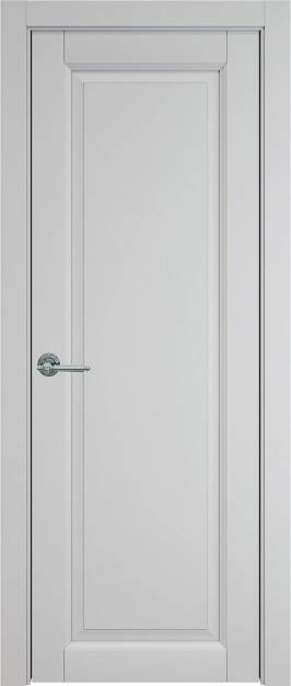 Межкомнатная дверь Domenica, цвет - Серая эмаль (RAL 7047), Без стекла (ДГ)