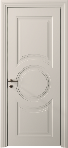 Межкомнатная дверь Ravenna Neo Classic Scalino, цвет - Бежевая эмаль (RAL 9010), Без стекла (ДГ)