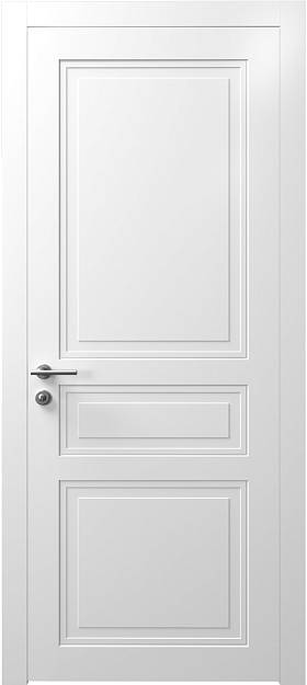 Межкомнатная дверь Imperia-R Neo Classic, цвет - Белая эмаль (RAL 9003), Без стекла (ДГ)