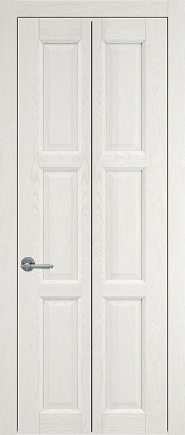 Межкомнатная дверь Porta Classic Milano, цвет - Белый ясень nano-flex, Без стекла (ДГ)