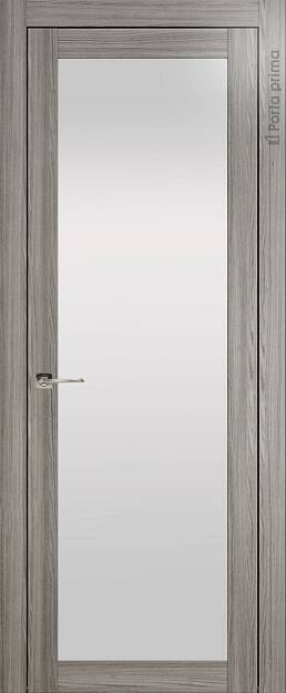 Межкомнатная дверь Tivoli З-1, цвет - Орех пепельный, Со стеклом (ДО)