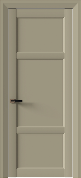 Межкомнатная дверь Siena Neo Classic Decoro, цвет - Серое Льняное волокно эмаль (RAL 075-70-10), Без стекла (ДГ)