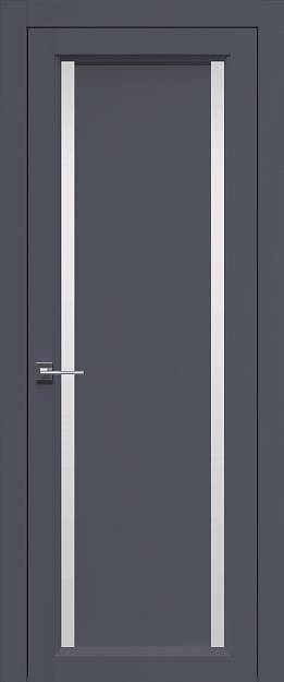Межкомнатная дверь Sorrento-R Ж4, цвет - Антрацит ST, Без стекла (ДГ)