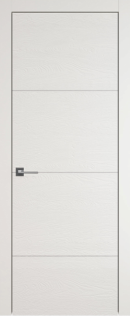 Межкомнатная дверь Tivoli Г-2, цвет - Бежевая эмаль по шпону (RAL 9010), Без стекла (ДГ)