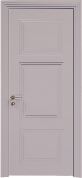 Межкомнатная дверь Siena Neo Classic Scalino, цвет - Серо-Розовый мордовник эмаль по шпону (RAL 020-60-05), Без стекла (ДГ)