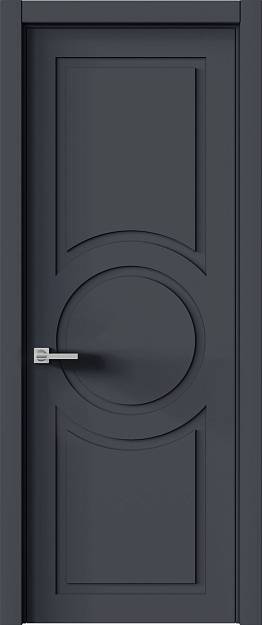 Межкомнатная дверь Tivoli М-5, цвет - Графитово-серая эмаль (RAL 7024), Без стекла (ДГ)