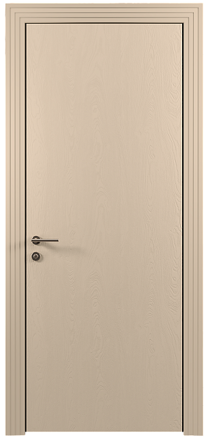 Межкомнатная дверь Tivoli А-1, цвет - Бежевый Мел эмаль по шпону (RAL 075-80-10), Без стекла (ДГ)