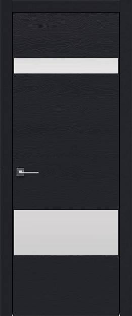 Межкомнатная дверь Tivoli К-4, цвет - Черная эмаль по шпону (RAL 9004), Без стекла (ДГ)