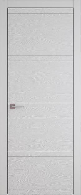 Межкомнатная дверь Tivoli Е-2, цвет - Серая эмаль по шпону (RAL 7047), Без стекла (ДГ)