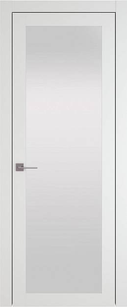 Межкомнатная дверь Tivoli З-4, цвет - Белая эмаль (RAL 9003), Со стеклом (ДО)