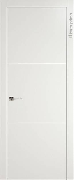 Межкомнатная дверь Tivoli В-2, цвет - Бежевая эмаль (RAL 9010), Без стекла (ДГ)