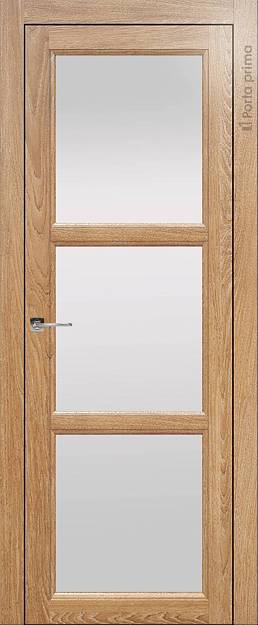 Межкомнатная дверь Sorrento-R В2, цвет - Дуб капучино, Со стеклом (ДО)