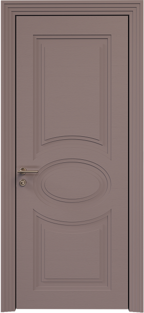 Межкомнатная дверь Florencia Neo Classic Scalino, цвет - Серо-Розовый мордовник эмаль по шпону (RAL 020-60-05), Без стекла (ДГ)