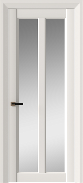 Межкомнатная дверь Prato Neo Classic Decoro, цвет - Белая эмаль (RAL 9003), Со стеклом (ДО)
