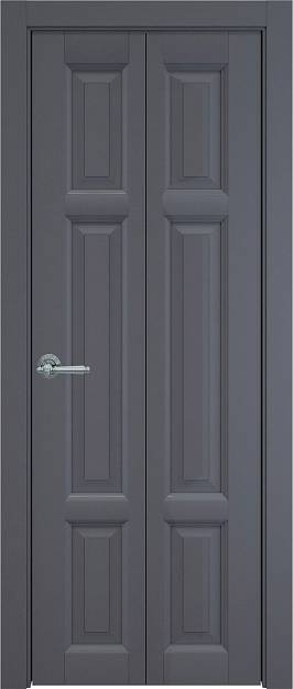 Межкомнатная дверь Porta Classic Siena, цвет - Графитово-серая эмаль (RAL 7024), Без стекла (ДГ)