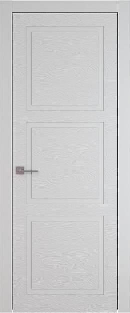 Межкомнатная дверь Tivoli Л-5, цвет - Серая эмаль по шпону (RAL 7047), Без стекла (ДГ)