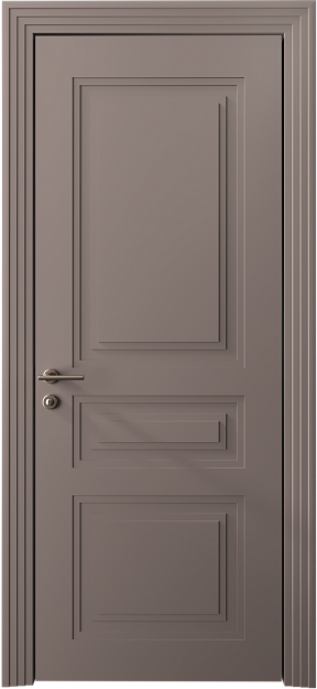 Межкомнатная дверь Imperia-R Neo Classic Scalino, цвет - Серая стяжка эмаль (RAL 060-60-05), Без стекла (ДГ)