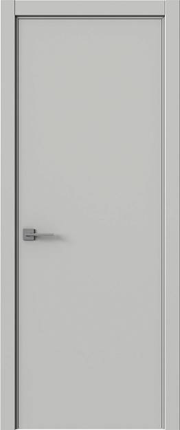 Межкомнатная дверь Tivoli А-5, цвет - Серая эмаль (RAL 7047), Без стекла (ДГ)