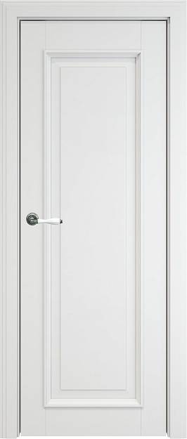 Межкомнатная дверь Domenica LUX, цвет - Бежевая эмаль (RAL 9010), Без стекла (ДГ)