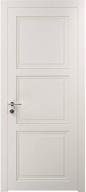 Межкомнатная дверь Milano Neo Classic, цвет - Жемчужная эмаль (RAL 1013), Без стекла (ДГ)
